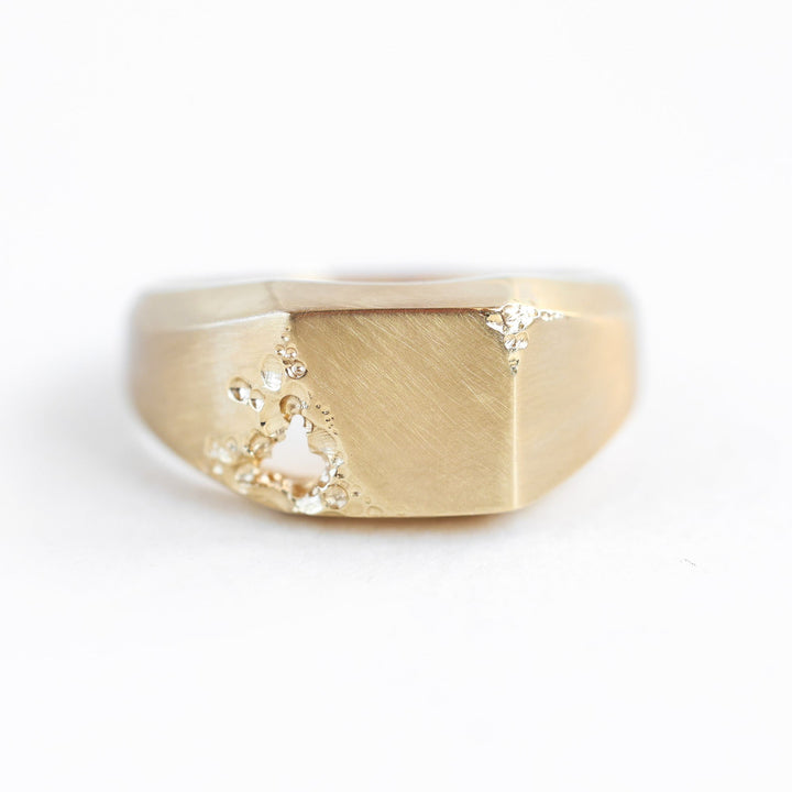 Orson Echelon Void Wide Signet Ring – Mens Ring | Capucinne