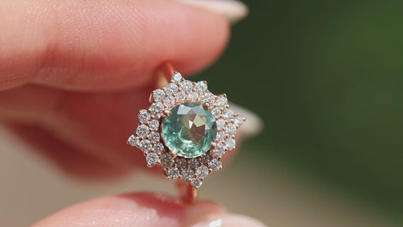 Patricia Sapphire Diamond Ring - Ready to Ship